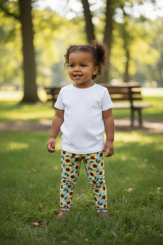 Sunflowers Kids Leggings