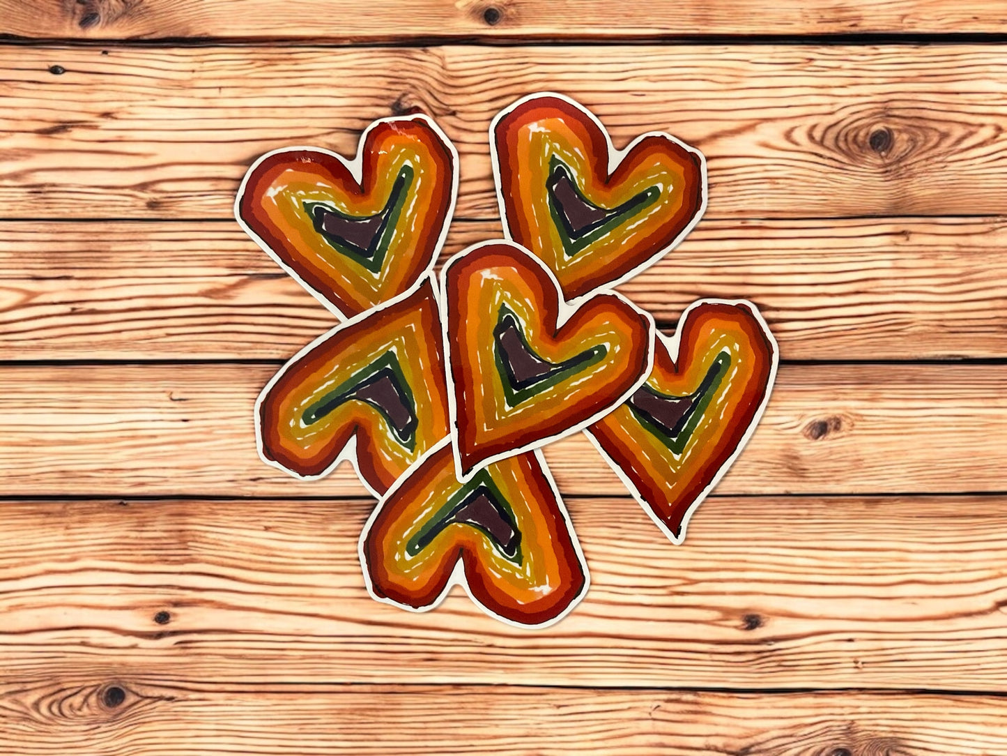 Rainbow Heart - Sticker of Joy