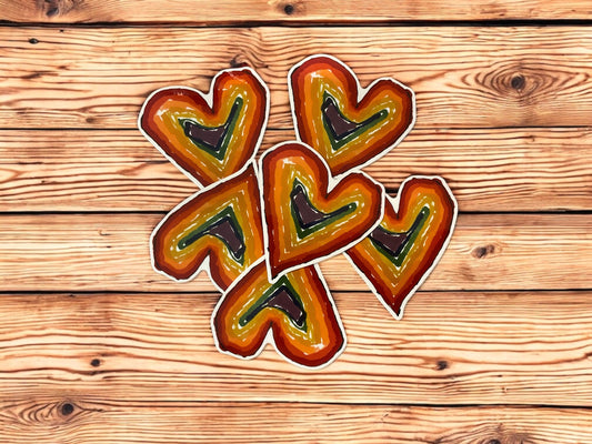 Rainbow Heart - Sticker of Joy