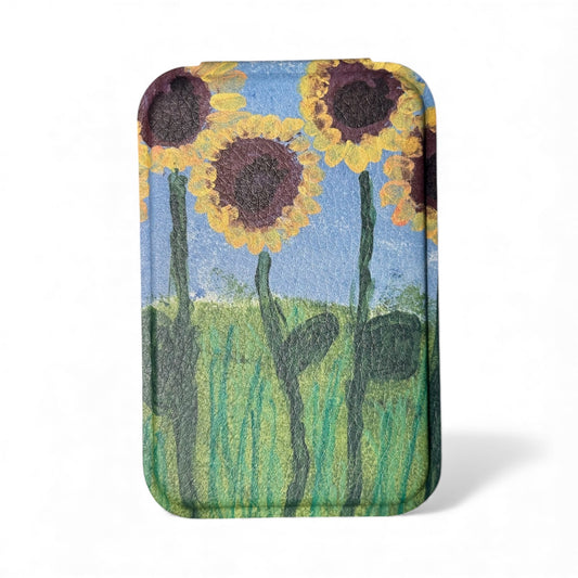 Sunflowers Slim Pocket Mirror