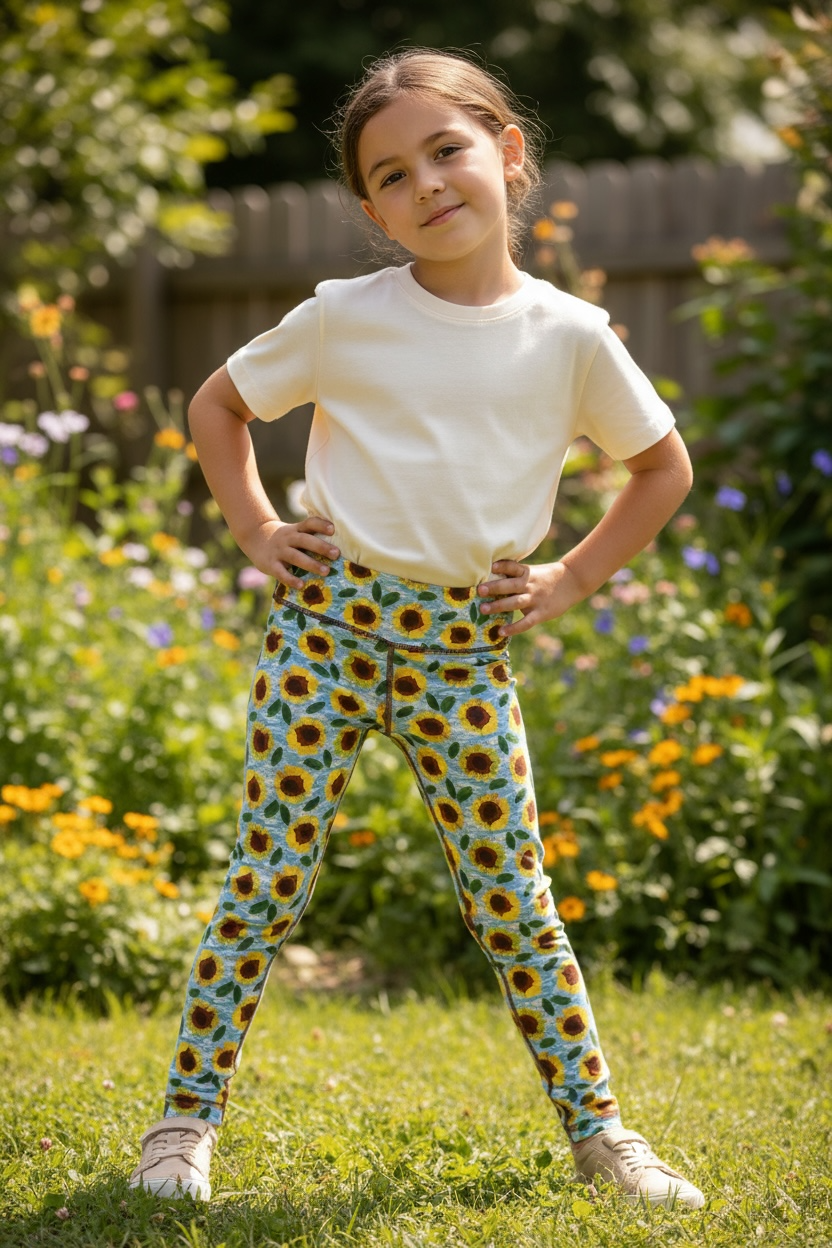 Sunflowers Kids Leggings