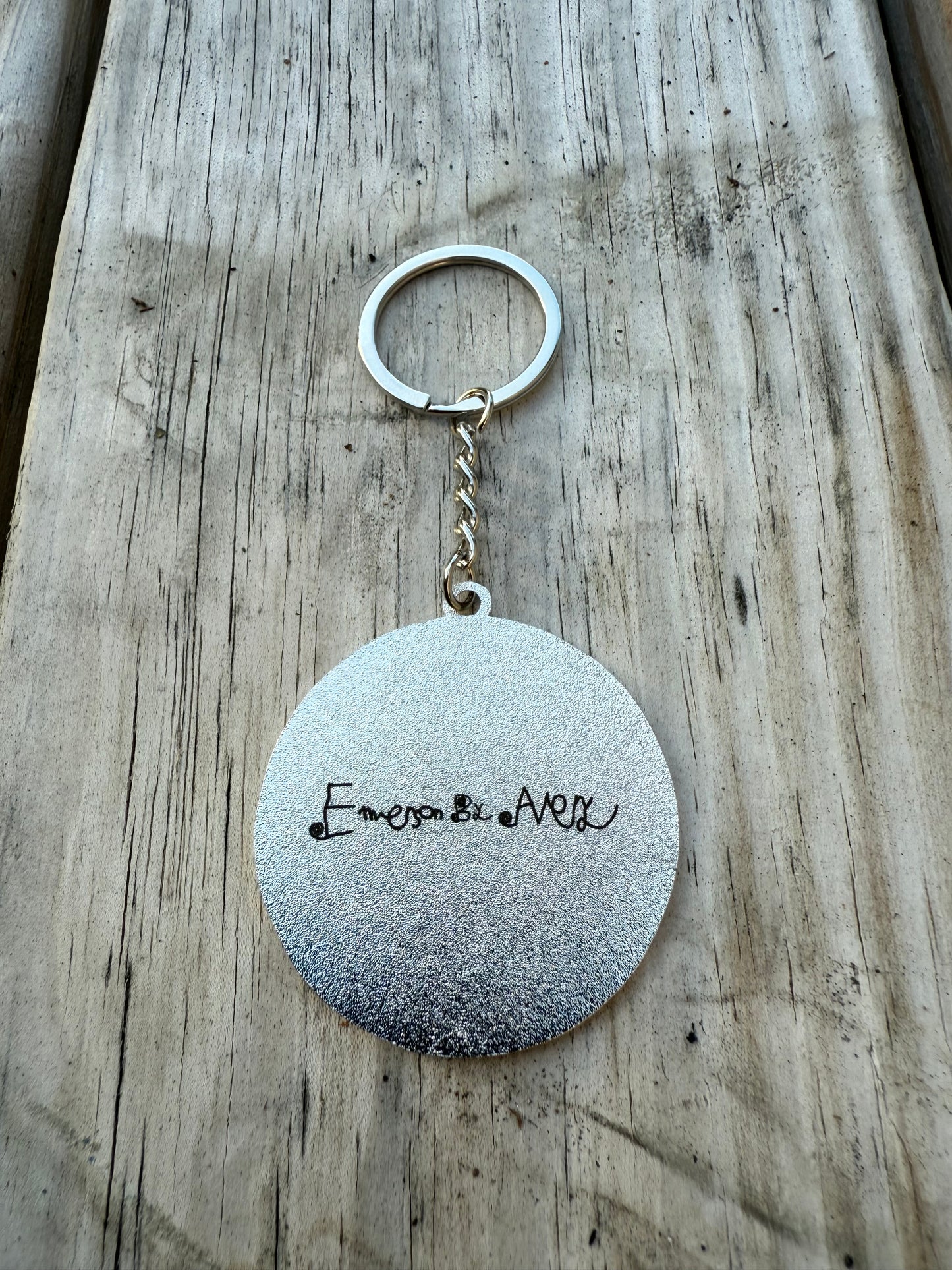 Rainbow Heart Enamel Keychain - Take Joy With You