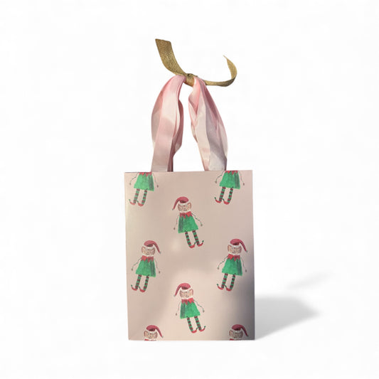Elf Holiday Gift Bags - Set of 4 (Multiple Styles Available)