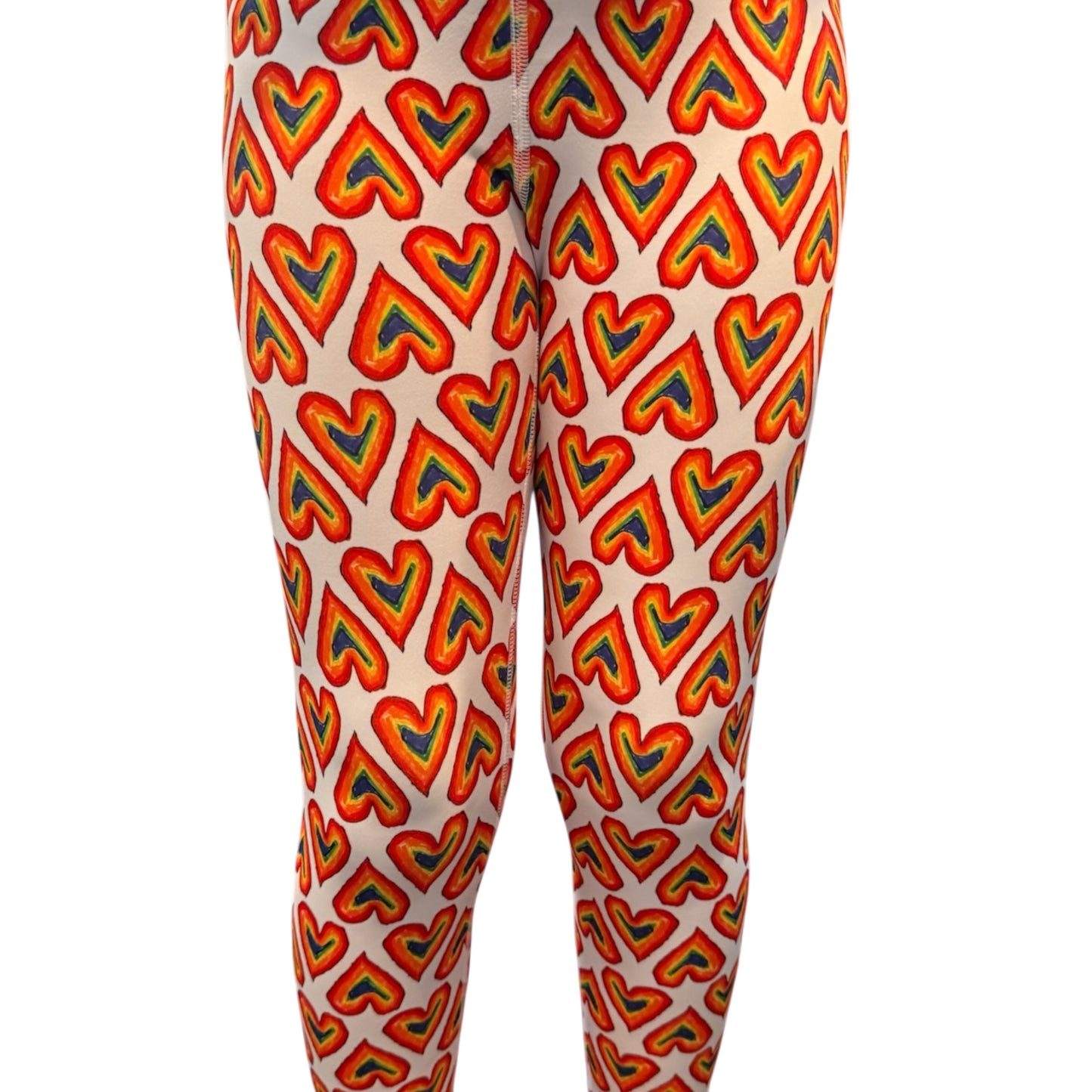 
                  
                    Rainbow Heart Kids Leggins
                  
                
