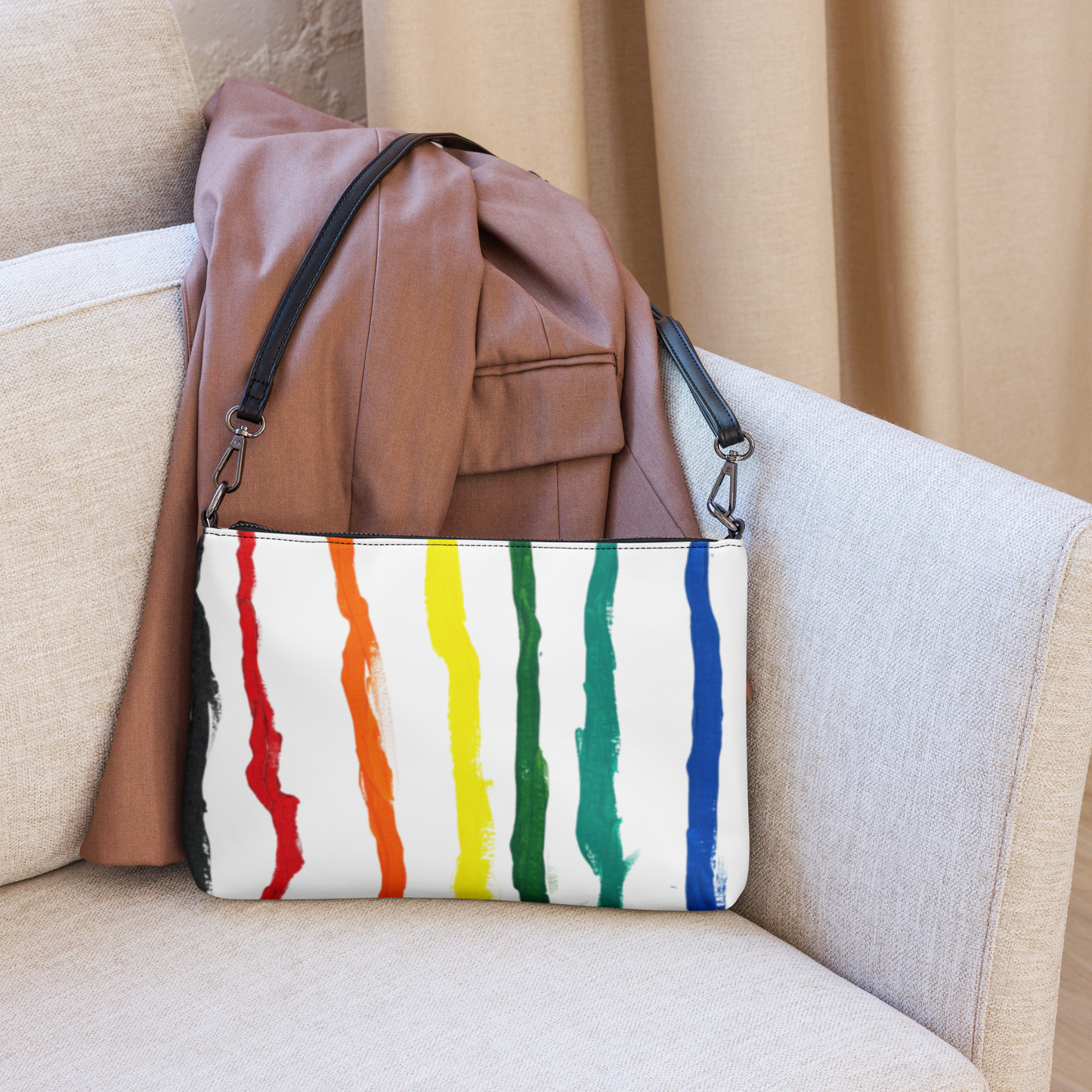 Lines Crossbody Bag - Sleek, Stylish &amp; Designed for Every Occasion 🎨